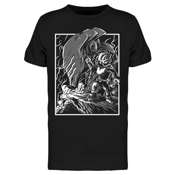 Gamer B. W. Design Icon T-Shirt Men -Image by Shutterstock, Male x-Large