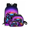 thumbnail image 1 of Gamer Backpack Set (3pcs) - 17in Large Game Capacity Travel & Daily Use, 1 of 6