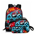 thumbnail image 1 of Gamer Backpack Set (3pcs) - 17in Large Game Capacity Travel & Daily Use, 1 of 6