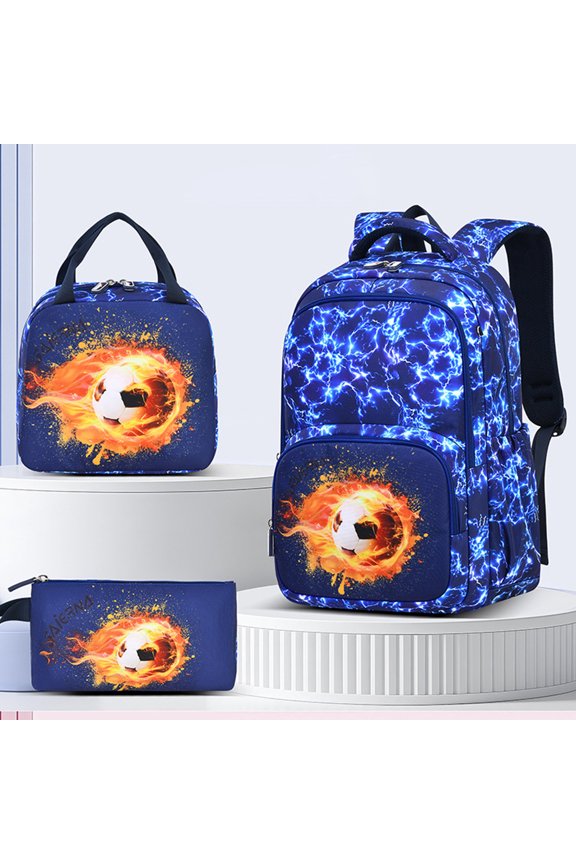Gamer Backpack Set for Students, 3-Piece Lightweight Large Capacity Bag ,Game Controller Design for students,Back to School Gift