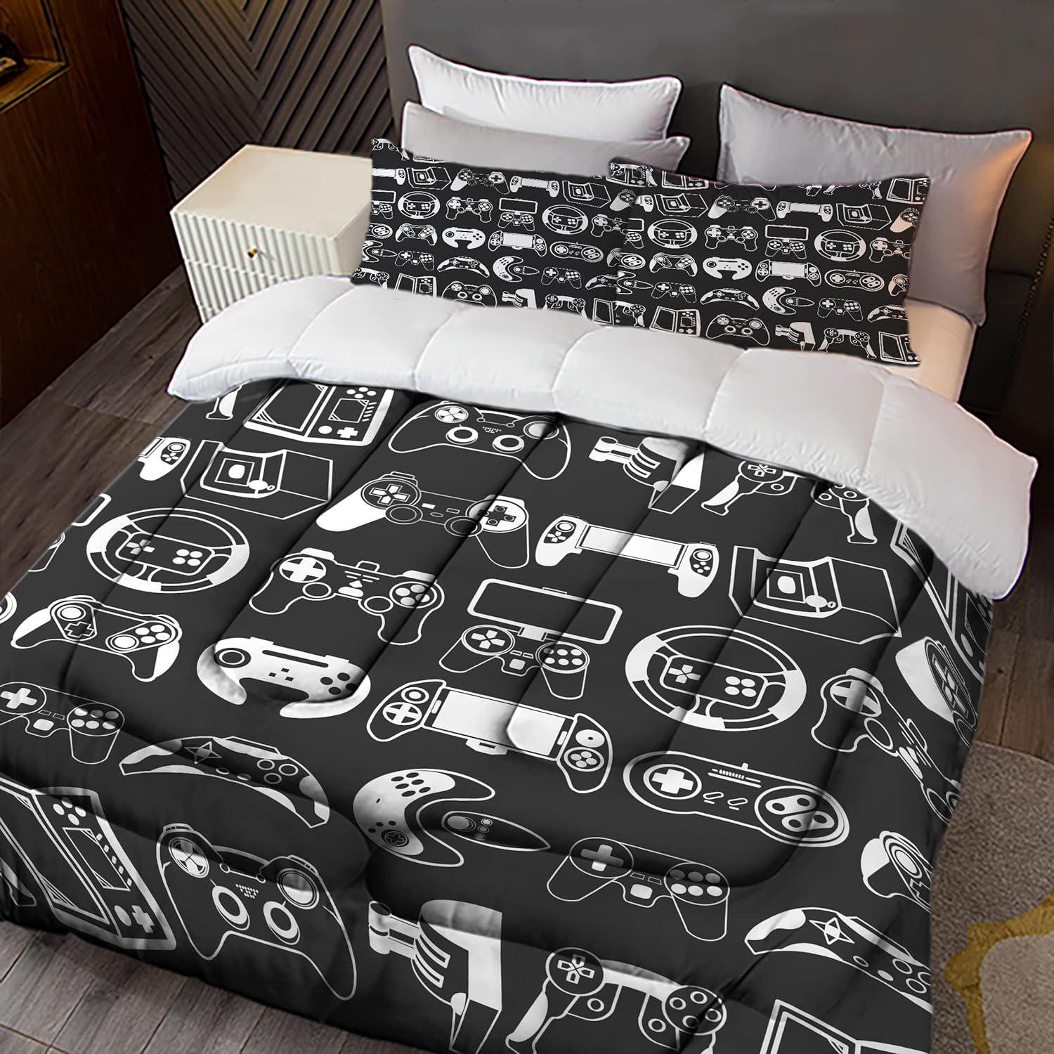 Gamer Bedding Sets for Boys Gaming Comforter Boys Bedding Sets Queen