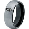 thumbnail image 1 of Gamer Birthday Gift Tungsten Mens Black Rings Wedding Groomsmen Gifts Groomsman Grief Mom, 1 of 7