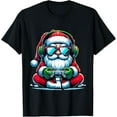 thumbnail image 1 of Gamer Boys Video Game Santa T-Shirt Sweatshirt All Size S-5XL, 1 of 5