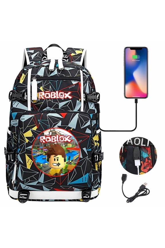Gamer Cartoon Style Backpack for Youth and Teen Fans | Trendy Animation Graphic School Bag | Cool Character Style Everyday Bookbag