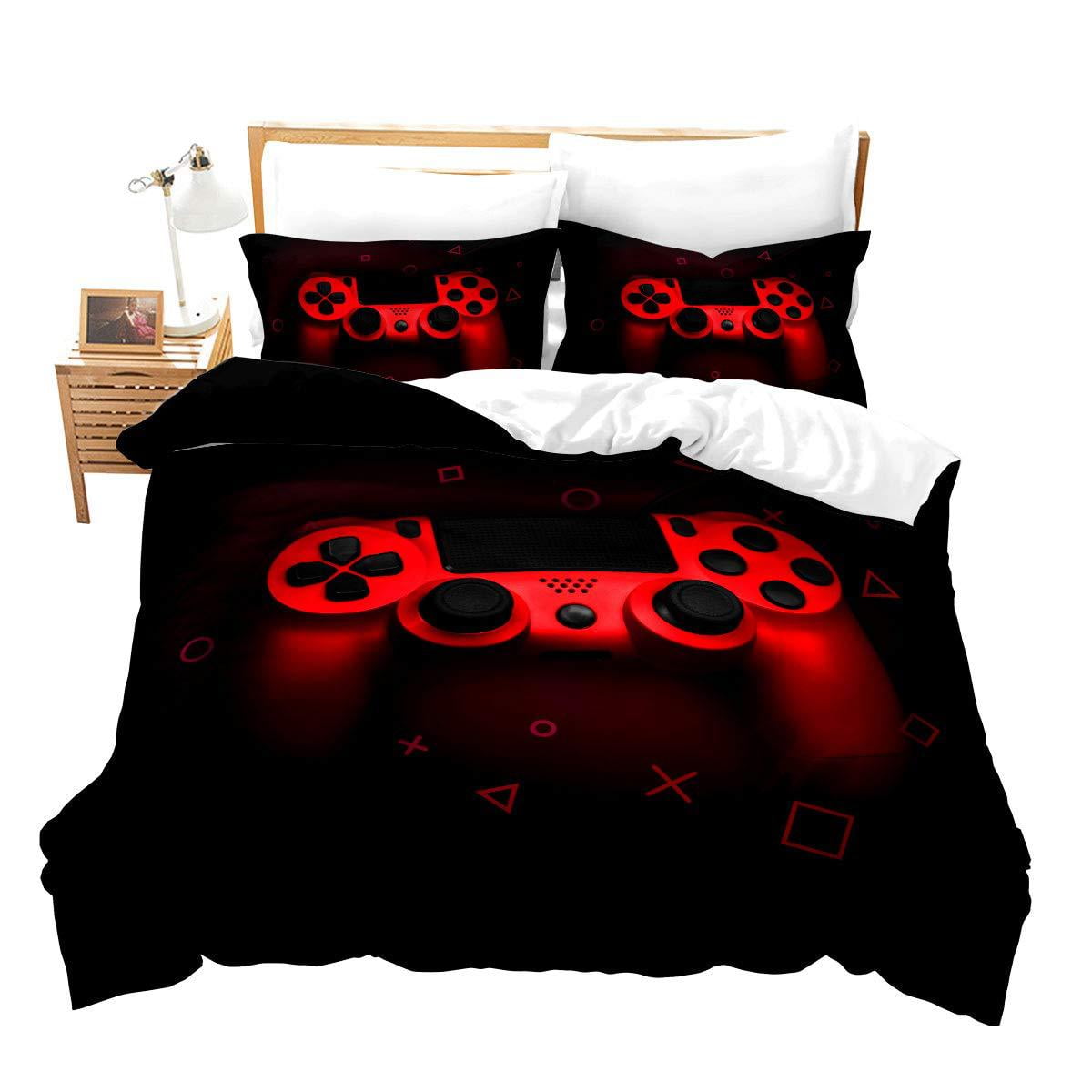 Gamer Comforter Set for Boys Gaming Bedding Set,Video Game Controller