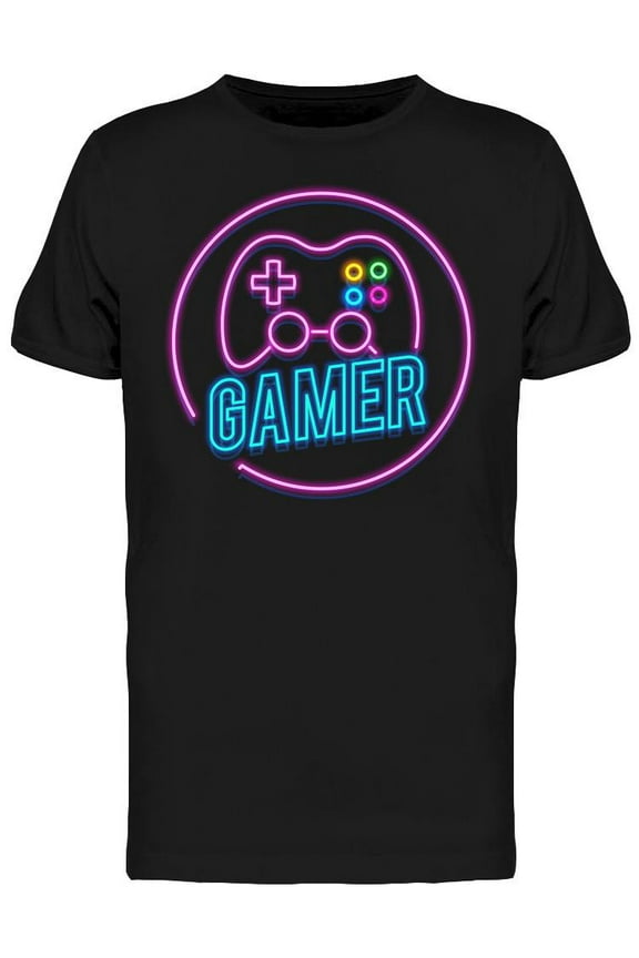 Gamer Controller T-Shirt Men -Image by Shutterstock, Male Large