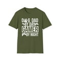 thumbnail image 1 of Gamer Dad, Gildan Unisex Softstyle T-Shirt, Dog Dad Graphic Tee, S-3XL, 1 of 3