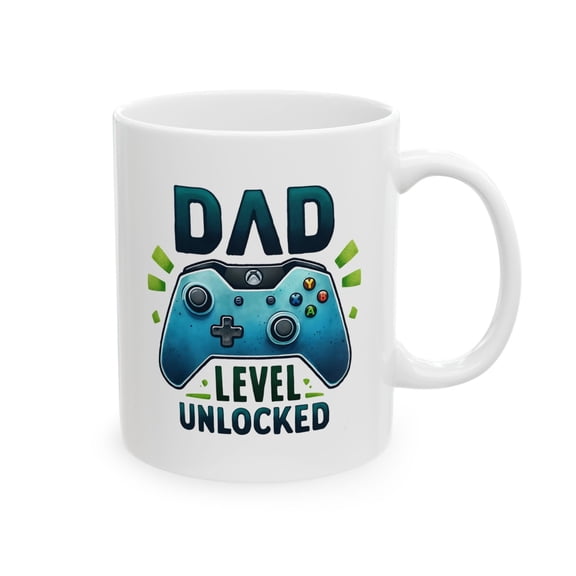 Gamer Dad Mug - Controller Design Coffee Cup