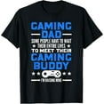 thumbnail image 1 of Gamer Fathers Day Gift Video Games Gaming Dad Gaming T-Shirt100% cotton short-sleeved shirt for both men and women, 1 of 6