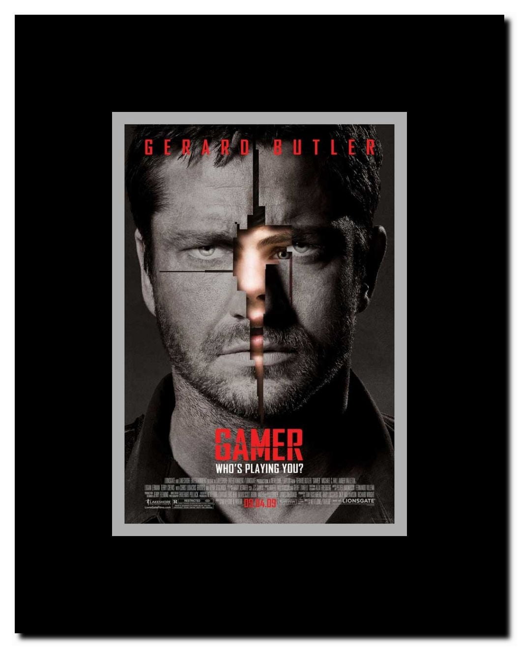 Gamer Framed Movie Poster