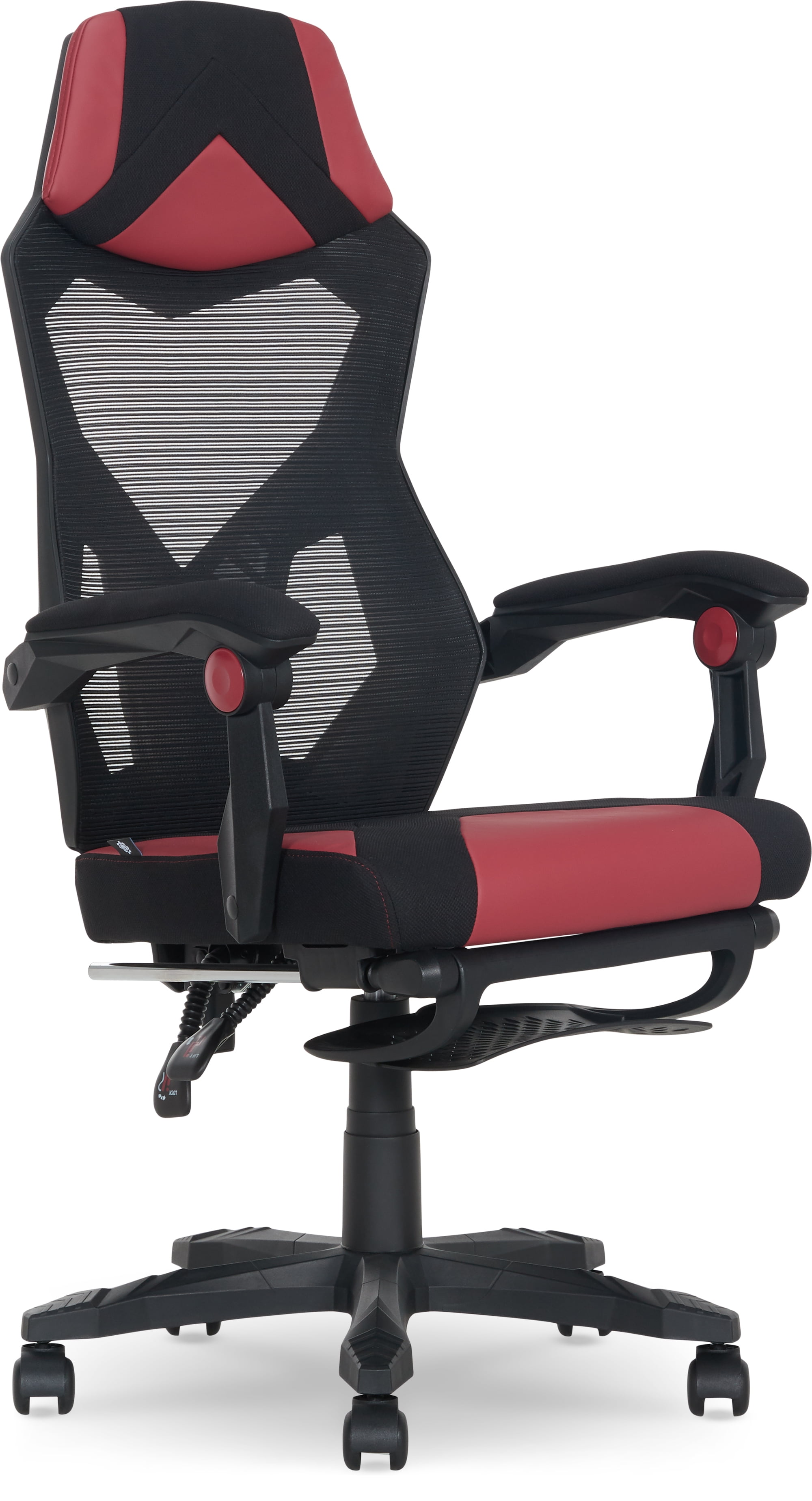 Gamer Gear Gaming Chair with Extendable Leg Rest, Breathable Gamer Gear Gaming Chair with Extendable Leg Rest, Breathable