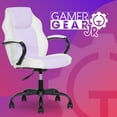 thumbnail interactive-video image 1 of Gamer Gear Jr. Xplorer Gaming and Computer Chair, Kids and Teens Gaming Chair with Padded Arms, Adjustable Height, Lavender and White, 1 of 12
