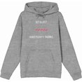 thumbnail image 1 of Gamer Get A Life? I Have Plenty Adult Heather Gray Long Sleeve Hoodie-Medium, 1 of 3