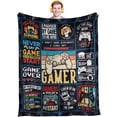 thumbnail image 1 of Gamer Gifts Blanket for Boys,Gaming Gifts for Teenage Boys,Cool Video Game Gifts for Men,Gaming Blanket for Boys,Gamer Gifts for Game Lovers Gamer Throw Blankets, 1 of 6