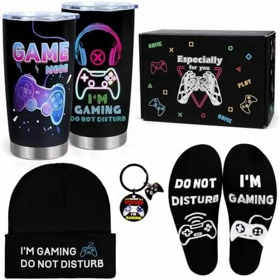 Gamer Gifts,Gamer Gifts for Game Lover,Cool Gaming Gift for Teenage Boys Girls,Birthday Christmas Gift Box for Women Men,Gaming Room Dcor Stocking Stuffers Easter Basket for Boyfriend Girlfriend