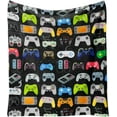 thumbnail image 1 of Gamer Gifts Throw Blanket for Men Women,Best Gaming Gifts for Video Game Lover Room Decor,Fathers Mothers Day Christmas Birthday Gift Flannel Fleece Soft Warm Cozy Throw 60” x 50”, 1 of 3