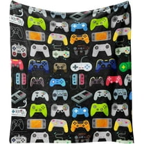 Gamer Gifts Throw Blanket for Men Women,Best Gaming Gifts for Video Game Lover Room Decor,Fathers Mothers Day Christmas Birthday Gift Flannel Fleece Soft Warm Cozy Throw 60” x 50”