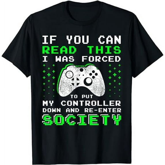 Gamer Gifts for Teen Boys - If You Can Read This Video Game T-Shirt