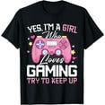 thumbnail image 1 of Gamer Girl Funny Video Games Gaming Womens Girls T-Shirt, 1 of 4