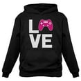 thumbnail image 1 of Gamer Girl Hoodie Gifts LOVE Gaming Sweatshirt for Video Gamer Women Hoodie XX-Large Black, 1 of 5