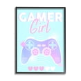thumbnail image 1 of Gamer Girl Pastel Controller Art for Kids Graphic Art Black Framed Art Print Wall Art, 1 of 7