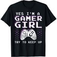 thumbnail image 1 of Gamer Girl Stuff Gifts for Teens - Funny Video Gaming Gift T-Shirt Black 4X-Large, 1 of 4