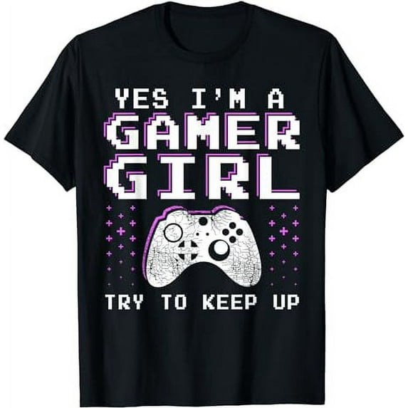 Gamer Girl Stuff Gifts for Teens - Funny Video Gaming Gift T-Shirt