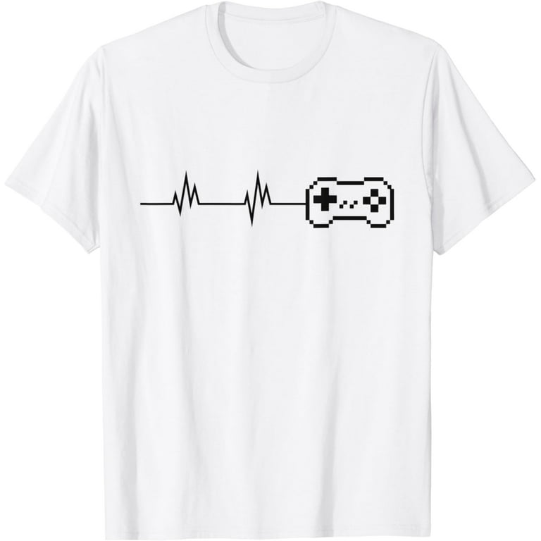 Video Gamer Heartbeat Gaming Gift T-Shirt Video Gamer Heartbeat Gaming Gift T-Shirt