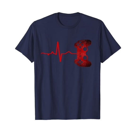 Gamer Heartbeat Video Games Gaming Boys Girls Teens Men T-Shirt Funny Cute Graphic tee