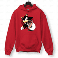 thumbnail image 1 of Gamer Hero Retro Shadow Hedgehog Inspired Graphic Hoodie for Men & Women, up to Size 5XL, 1 of 2