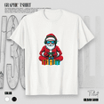 thumbnail image 1 of Gamer Holiday Icon Playing Game Funny Christmas Gaming Unisex T-Shirt, up to size 5XL, 1 of 2