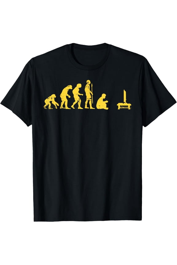 Gamer Human Evolution Funny Boys Kids Men Youth Toddler T-Shirt