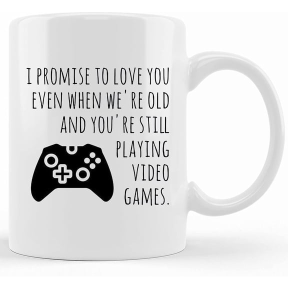 Gamer Husband Mug Boyfriend Gifts For Men, s For Husband, Gaming Gifts For Him, Funny Valentines Day Gift For Boyfriend, Ceramic Novelty Coffee Mug, Tea Cup, Gift Present
