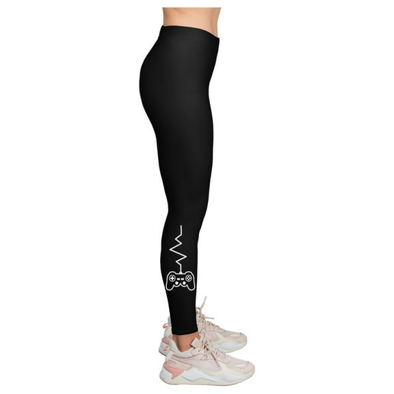 Gamer Leggings for Women Gamer Gifts Video Gamer Girls Gaming Leggings X-Large Black