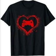 Gamer Love Tee: Heartbeat of Gaming Enthusiasts on Valentine's Day
