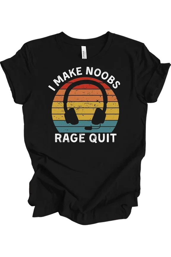 Gamer Makes Opponents Rage Quit Graphic T-shirt
