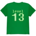 thumbnail image 1 of Gamer Milestone Birthday Level 13 Youth T Shirt Irish Green YXL, 1 of 1