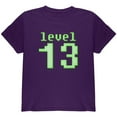 thumbnail image 1 of Gamer Milestone Birthday Level 13 Youth T Shirt Purple YLG, 1 of 1