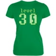 thumbnail image 1 of Gamer Milestone Birthday Level 30 Juniors Soft T Shirt Irish Green MD, 1 of 1