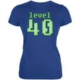 thumbnail image 1 of Gamer Milestone Birthday Level 40 Juniors Soft T Shirt Royal X-LG, 1 of 1