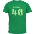 thumbnail image 1 of Gamer Milestone Birthday Level 40 Mens T Shirt Irish Green 2XL, 1 of 1