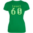 thumbnail image 1 of Gamer Milestone Birthday Level 60 Juniors Soft T Shirt Irish Green SM, 1 of 1