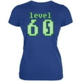 thumbnail image 1 of Gamer Milestone Birthday Level 60 Juniors Soft T Shirt Royal LG, 1 of 1
