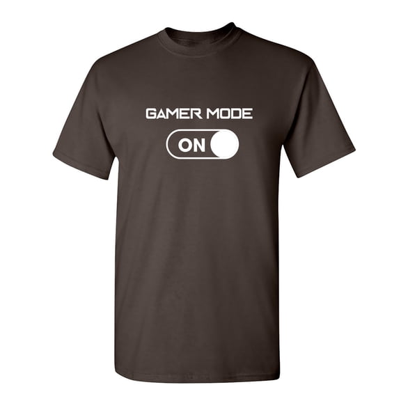 Gamer Mode On Sarcastic Humor Graphic Novelty Funny T Shirt