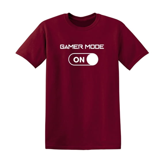 Gamer Mode On Sarcastic Humor Graphic Novelty Funny T Shirt