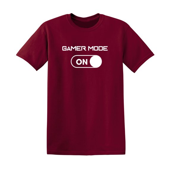 Gamer Mode On Sarcastic Humor Graphic Novelty Funny T Shirt