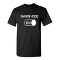 thumbnail image 1 of Gamer Mode On Sarcastic Humor Graphic Novelty Funny Tall T Shirt, 1 of 1