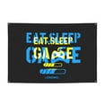 thumbnail image 1 of Gamer Motto Eat Sleep Game Loading Sign Banner, Hanging Banners Backdrop Festive Party Decor for Indoor Outdoor, 47 x 71 inches, 1 of 7