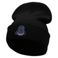 thumbnail image 1 of Gamer Mouse Embroidered 12 Inch Long Knitted Beanie - Black OSFM, 1 of 5