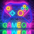 Gamer Neon Sign 14.5''x13'' Big Dimmable Game On Neon Light for Wall ...